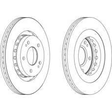 DDF1642-1 FERODO Тормозной диск