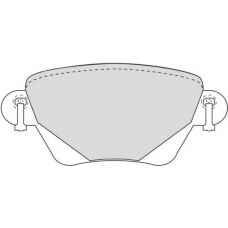 DBP241416 DURON Комплект тормозных колодок, дисковый тормоз