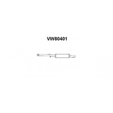 VW80401 VENEPORTE Предглушитель выхлопных газов