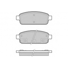 12-1406 E.T.F. Комплект тормозных колодок, дисковый тормоз