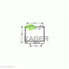 31-1685 KAGER Радиатор, охлаждение двигателя