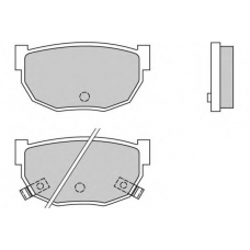 12-0303 E.T.F. Комплект тормозных колодок, дисковый тормоз