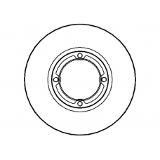 NBD981 NATIONAL Тормозной диск