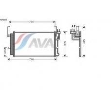HY5084 AVA Конденсатор, кондиционер