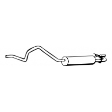 02312 WALKER Глушитель выхлопных газов конечный