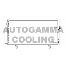 105550 AUTOGAMMA Конденсатор, кондиционер