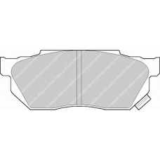 FDB585 FERODO Комплект тормозных колодок, дисковый тормоз