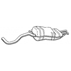 21977 WALKER Глушитель выхлопных газов конечный