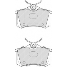 FDB4178 FERODO Комплект тормозных колодок, дисковый тормоз