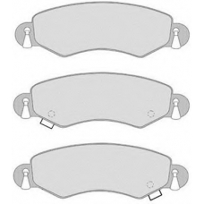 RA.0709.0 RAICAM Комплект тормозных колодок, дисковый тормоз