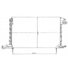 35026 NRF Конденсатор, кондиционер
