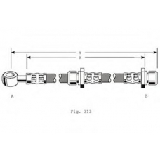 PHD318 TRW Тормозной шланг