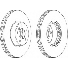 DDF1867C-1 FERODO Тормозной диск