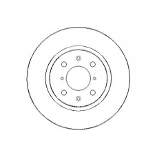 NBD1802 NATIONAL Тормозной диск
