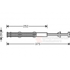 3700D379 VAN WEZEL Осушитель, кондиционер