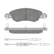 SP 420 SCT Комплект тормозных колодок, дисковый тормоз