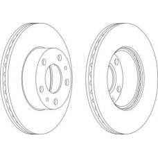 DDF767C FERODO Тормозной диск