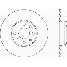 BDR1806.10 OPEN PARTS Тормозной диск