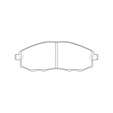 FP1712 FIT Комплект тормозных колодок, дисковый тормоз