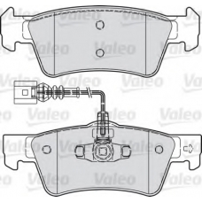598967 VALEO Комплект тормозных колодок, дисковый тормоз