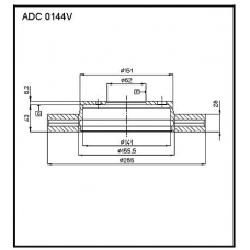ADC 0144V Allied Nippon Гидравлические цилиндры