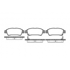 P9203.02 WOKING Комплект тормозных колодок, дисковый тормоз