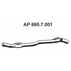 695.7.001 EBERSPACHER Труба выхлопного газа