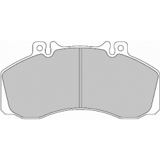 G6895 ABEX Комплект тормозных колодок, дисковый тормоз