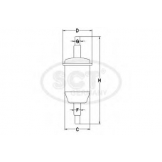 ST 341 SCT Топливный фильтр