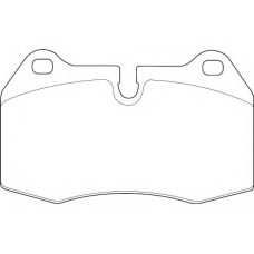 WBP21471A WAGNER LOCKHEED Комплект тормозных колодок, дисковый тормоз