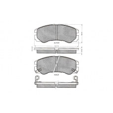 7.387S PEX Комплект тормозных колодок, дисковый тормоз