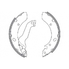 33539 SPIDAN Комплект тормозных колодок