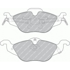 FDB1293 FERODO Комплект тормозных колодок, дисковый тормоз