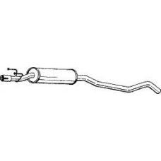 281-039 BOSAL Средний глушитель выхлопных газов