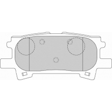 FD7170A NECTO Комплект тормозных колодок, дисковый тормоз
