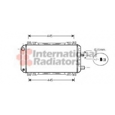 18002048 VAN WEZEL Радиатор, охлаждение двигателя
