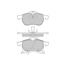 12-0811 E.T.F. Комплект тормозных колодок, дисковый тормоз