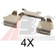 1768Q ABS Комплектующие, колодки дискового тормоза