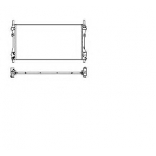 509697 NRF Радиатор, охлаждение двигателя