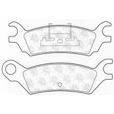 BP508 QH Benelux Комплект тормозных колодок, дисковый тормоз