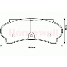 571340S STOP Комплект тормозных колодок, дисковый тормоз