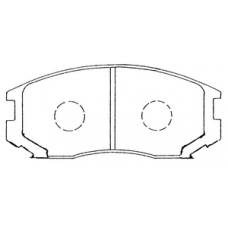 PN-3285 JNBK Колодки тормозные