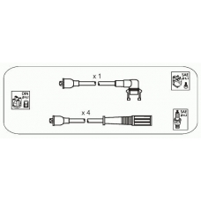 RB11 JANMOR Комплект проводов зажигания