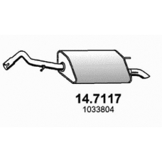 14.7117 ASSO Глушитель выхлопных газов конечный