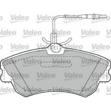 598470 VALEO Комплект тормозных колодок, дисковый тормоз