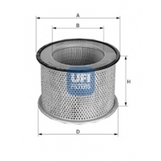 27.052.00 UFI Воздушный фильтр