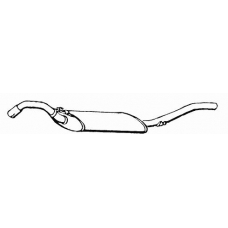 13345 WALKER Глушитель выхлопных газов конечный