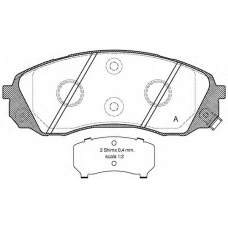 BPA1291.02 OPEN PARTS Комплект тормозных колодок, дисковый тормоз