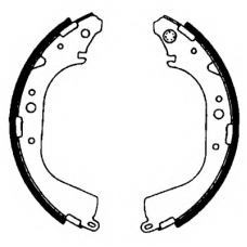 8DB 355 000-231 HELLA PAGID Комплект тормозных колодок