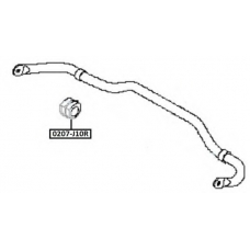 0207-J10R ASVA Втулка, стабилизатор